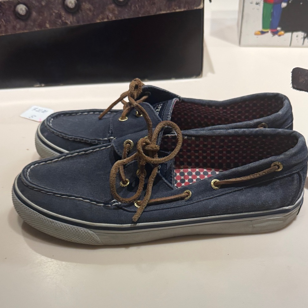 Sperry Top-Sider Blue Canvas Boat Shoes Women’s 6.5 - Picture 11 of 11